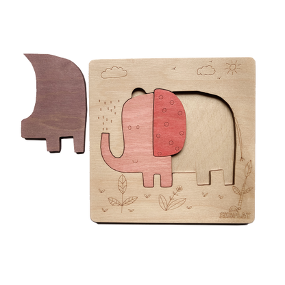 Playful Elephant – First Puzzle Fun