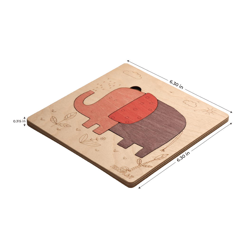 Playful Elephant – First Puzzle Fun