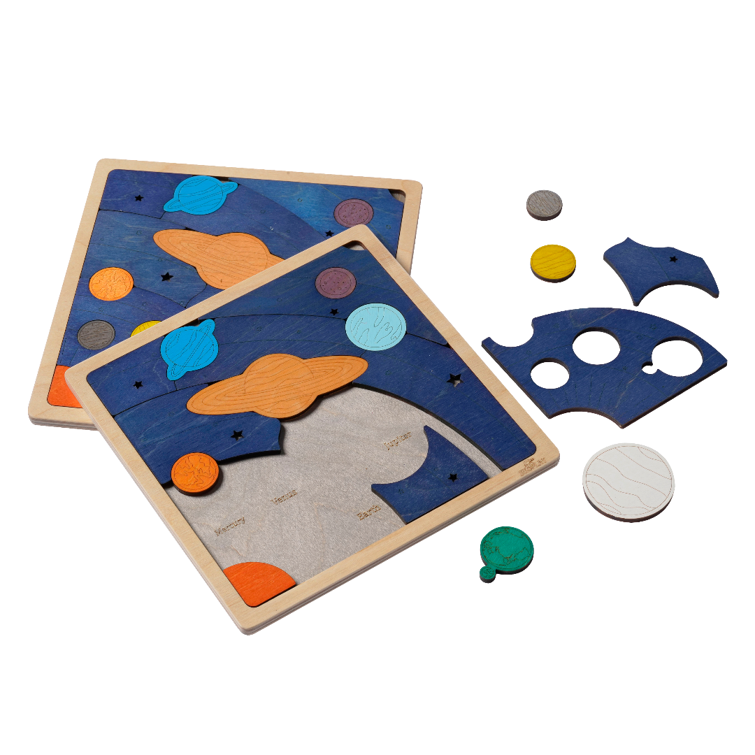Solar System And Planets Puzzle For Kids - Ages 3+ Years
