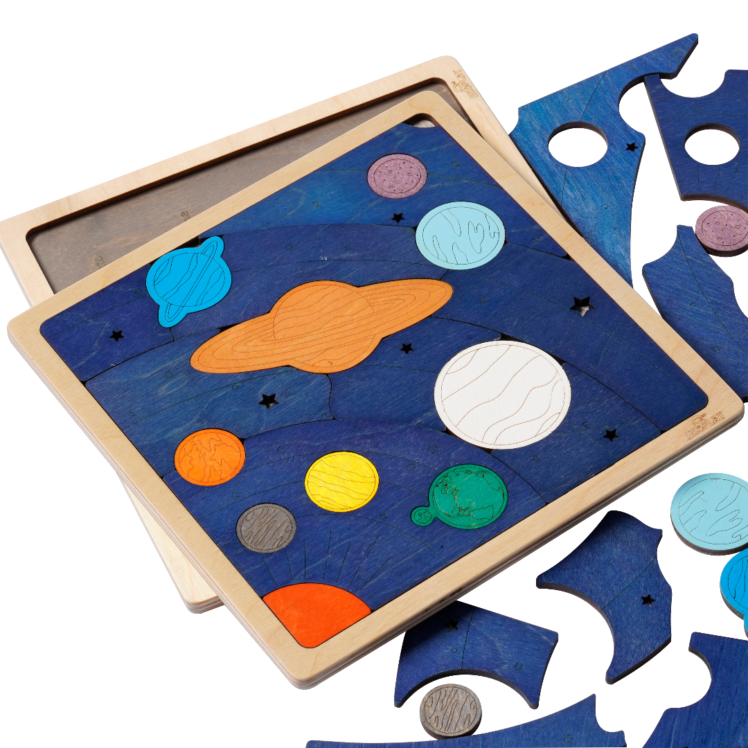 Solar System And Planets Puzzle For Kids - Ages 3+ Years