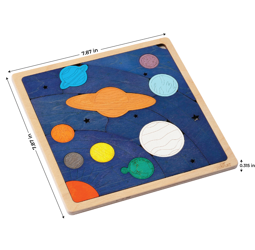Solar System And Planets Puzzle For Kids - Ages 3+ Years