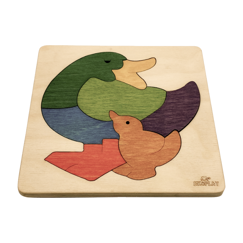 Rainbow Duck Learning Puzzle – Water Animal Play