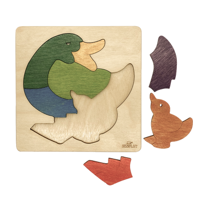Rainbow Duck Learning Puzzle – Water Animal Play