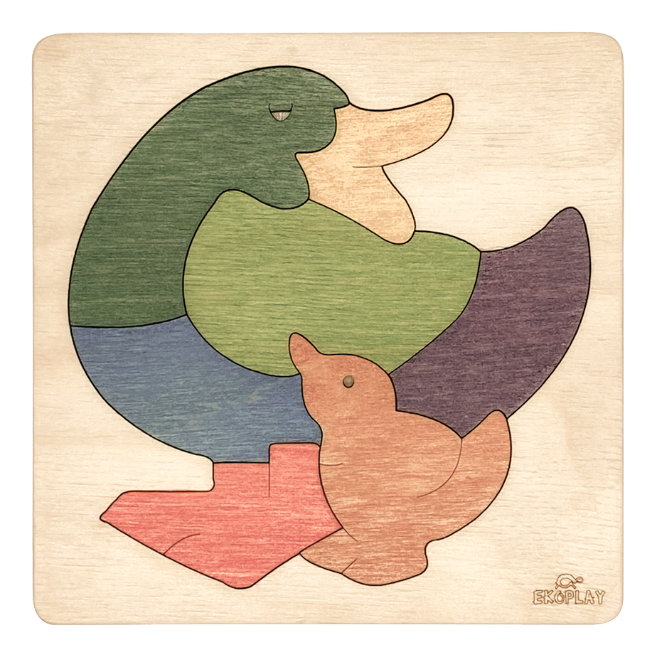 Rainbow Duck Learning Puzzle – Water Animal Play