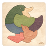 Rainbow Duck Learning Puzzle – Water Animal Play