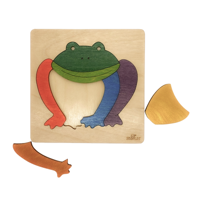 Rainbow Frog Learning Puzzle – Nature Explorer Puzzle
