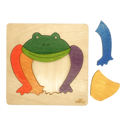 Rainbow Frog Learning Puzzle – Nature Explorer Puzzle