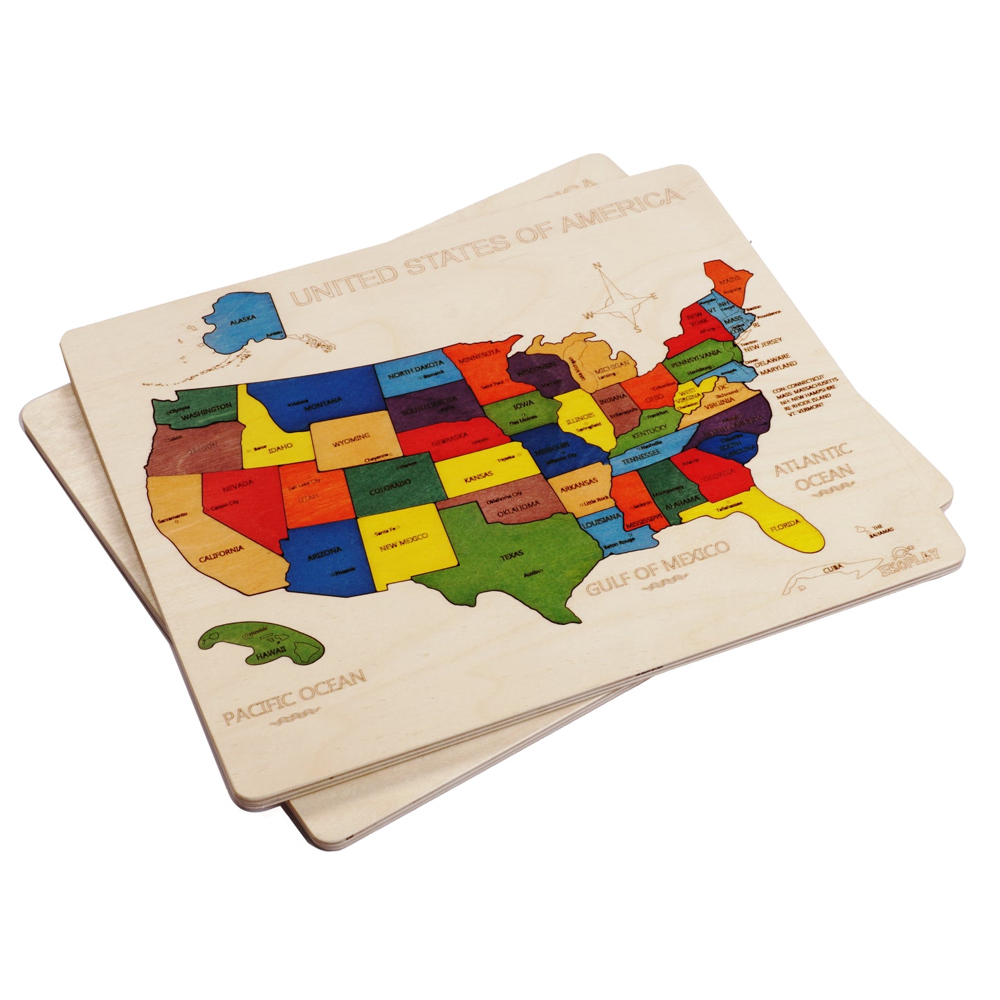 USA Map Explorer Puzzle – A Journey Across States