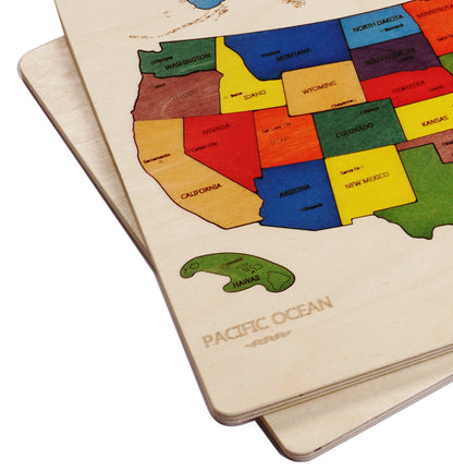 USA Map Explorer Puzzle – A Journey Across States