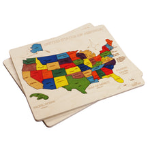 Ekoplay USA Wooden Map Puzzle