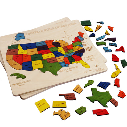 USA Map Explorer Puzzle – A Journey Across States