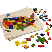 Ekoplay USA Wooden Map Puzzle