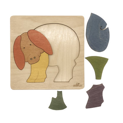 Rainbow Pig Learning Puzzle – Farm Animal Fun