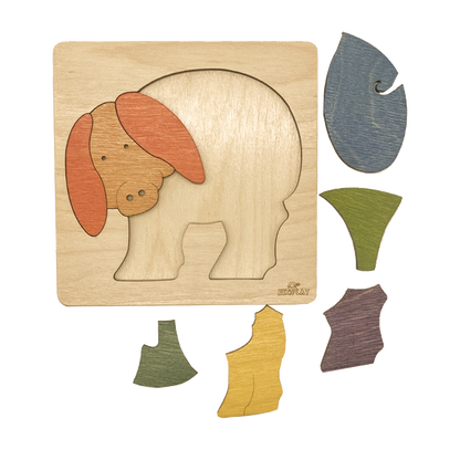 Rainbow Pig Learning Puzzle – Farm Animal Fun