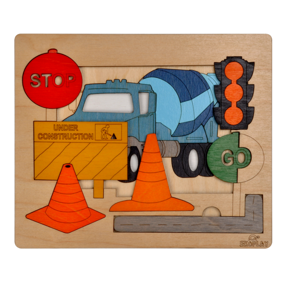 Road Construction Layer Puzzle – Infrastructure Explorer