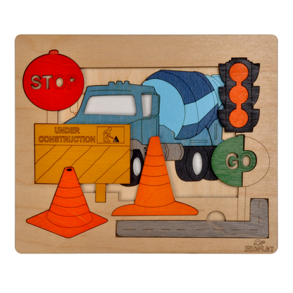 Road Construction Layer Puzzle – Infrastructure Explorer