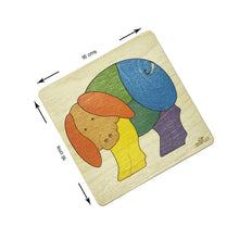 EKOPLAY’s Wooden Puzzles for Kids, 8 Piece Jigsaw Puzzle for Pre-School Kids, Learning Educational Toys Gifts for Boys Girls. Animal Puzzles Sets, Rainbow Pig. Age 3+ Years.