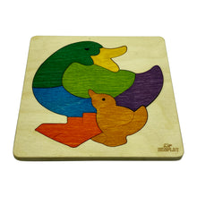 Ekoplay Rainbow Duck Wooden Puzzle - 7 Pieces, Fun Learning Game, Educational Toys for Boys, Girls, Pre-School Kids, Toddlers (Multicolor, 3+ Age Group)