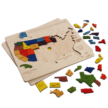 Ekoplay USA Wooden Map Puzzle