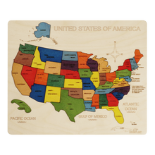 Ekoplay USA Wooden Map Puzzle