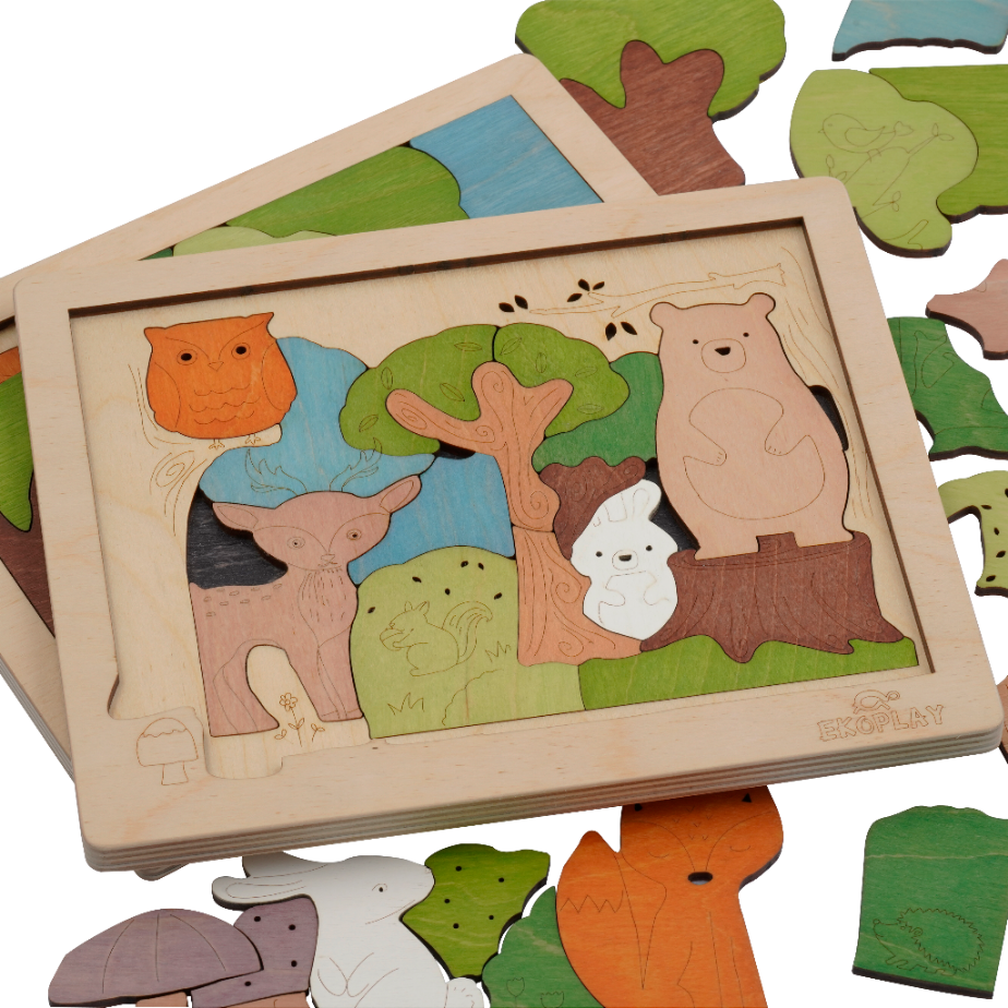 Woodlands Puzzle for Kids - 3 Years and Above
