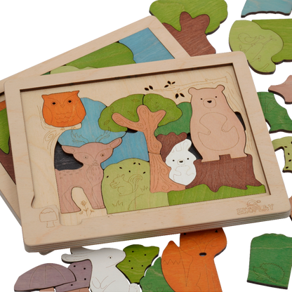 Woodland Puzzle - Discover Forest Life