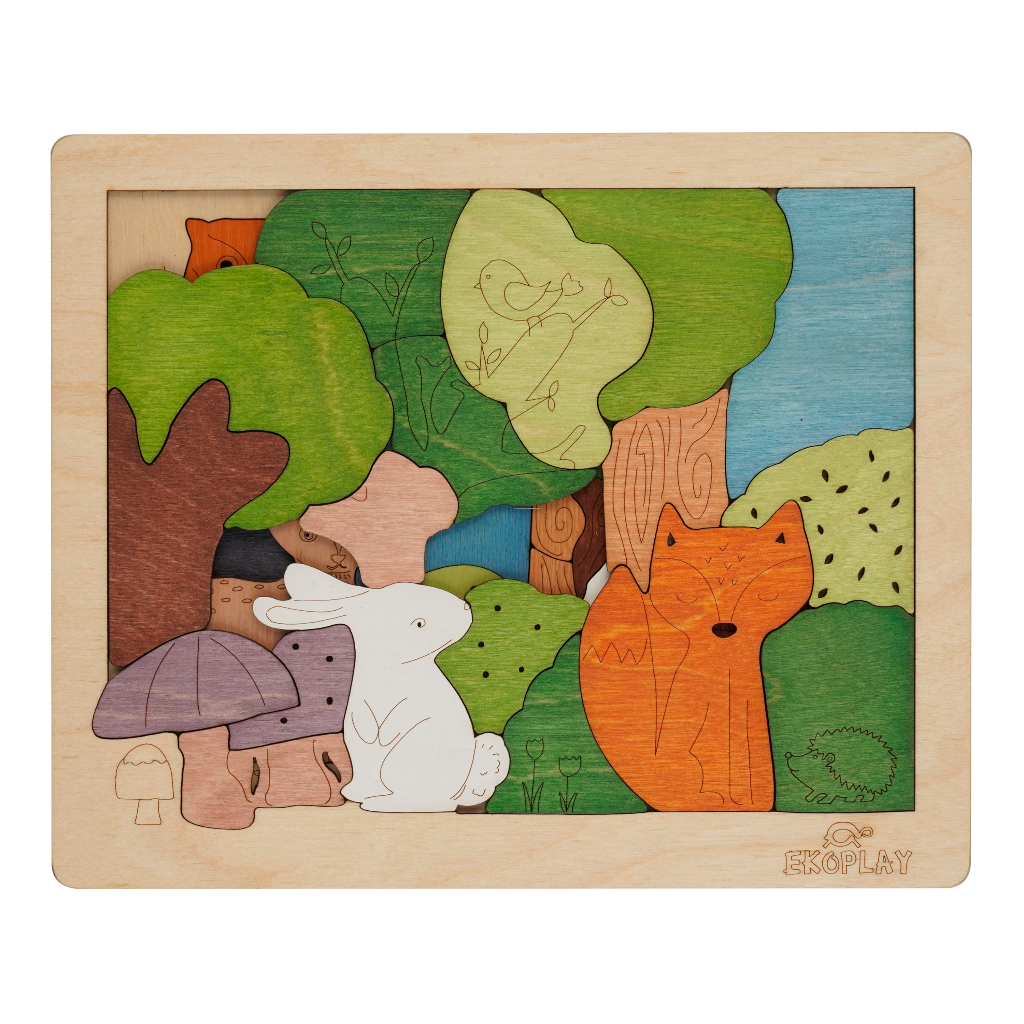 Woodlands Puzzle for Kids - 3 Years and Above