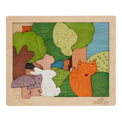 Woodland Puzzle - Discover Forest Life