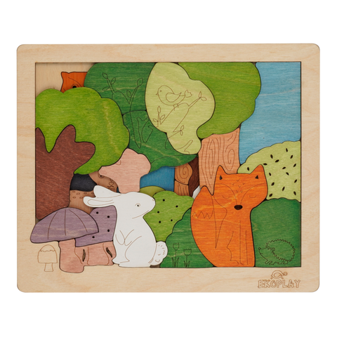 Woodlands Puzzle for Kids - 3 Years and Above