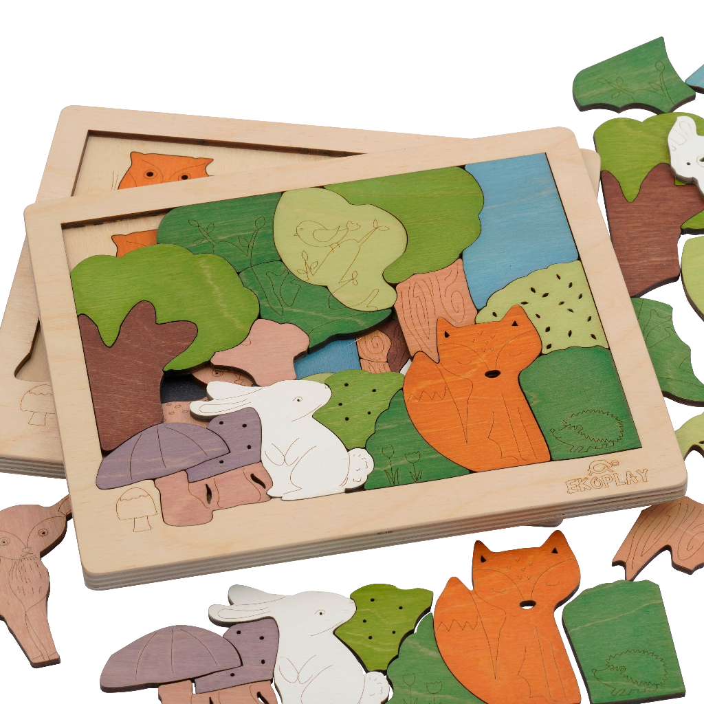 Woodlands Puzzle for Kids - 3 Years and Above