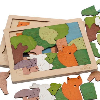 Woodland Puzzle - Discover Forest Life