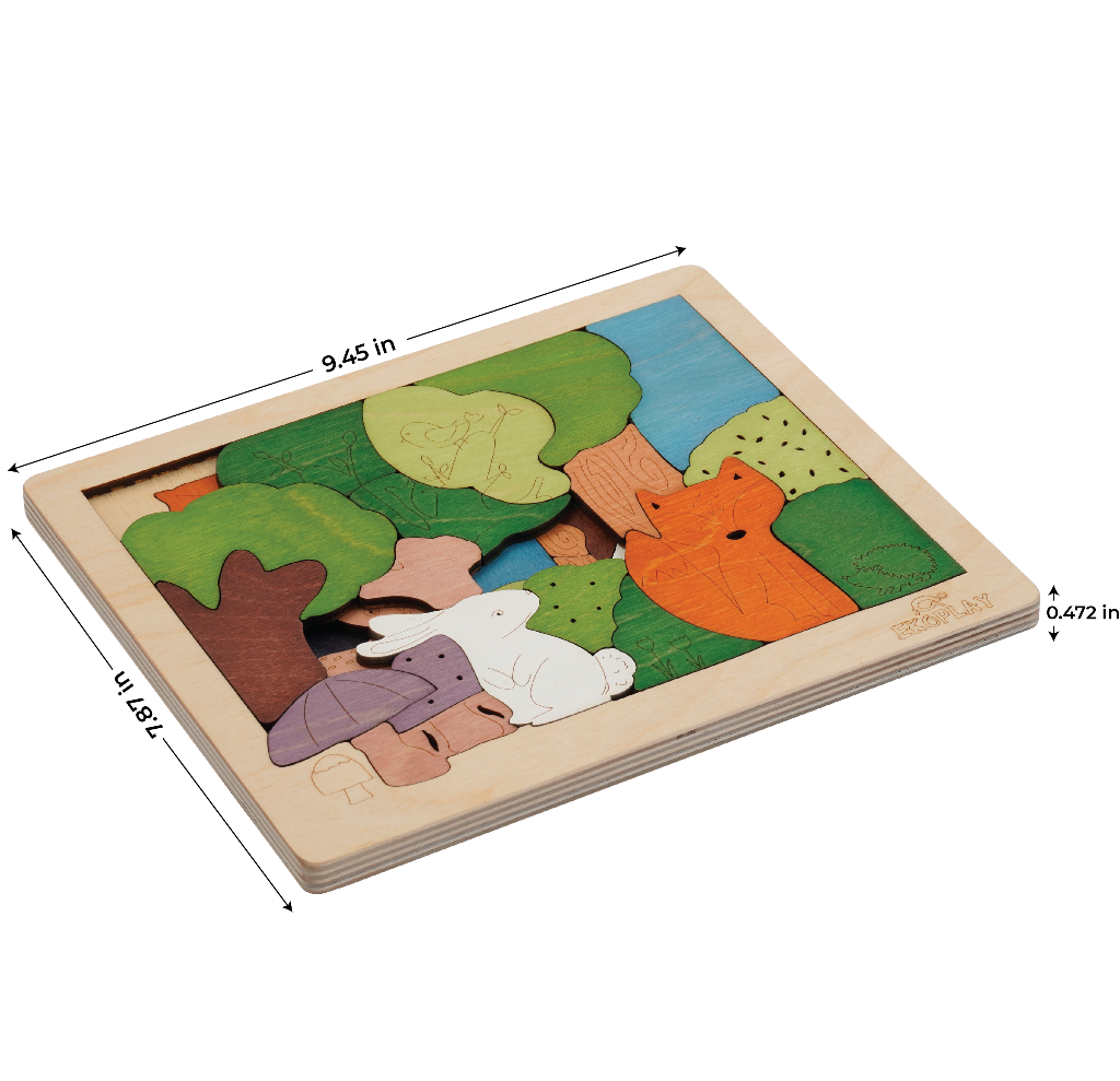 Woodlands Puzzle for Kids - 3 Years and Above