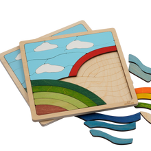 Wooden Rainbow Puzzle - 3+ Age Group