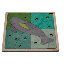 Yangtze Finless Porpoise Wooden Puzzle - 3 Years and Above