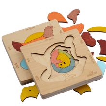 Life Cycle of A Chicken | Wooden Multilayered Jigsaw Puzzles for Kids - 3 years and Above