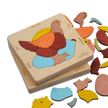 Life Cycle of A Chicken | Wooden Multilayered Jigsaw Puzzles for Kids - 3 years and Above