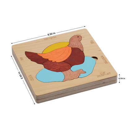 🐣 Chicken Life Cycle Multilayered  Puzzle – Watch It Grow!