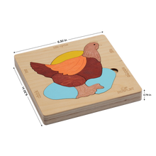 Life Cycle of A Chicken | Wooden Multilayered Jigsaw Puzzles for Kids - 3 years and Above