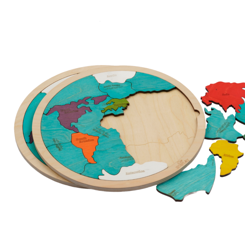 🌍Continents & Oceans Puzzle – My First World