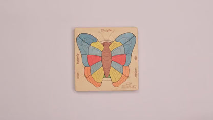 🦋 Butterfly Life Cycle Multilayered  Puzzle – Watch It Grow!