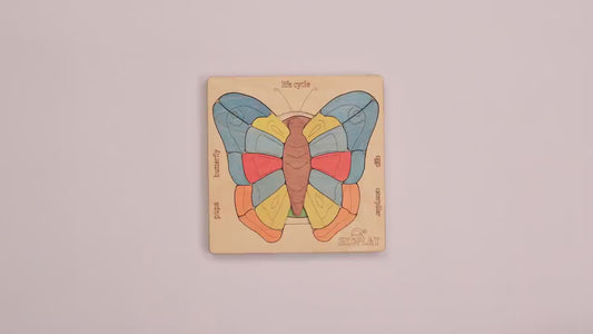 🦋 Butterfly Life Cycle Multilayered  Puzzle – Watch It Grow!