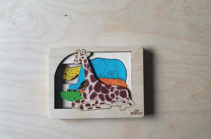 🐾 Jungle Multilayered  Puzzle – Tales from the Wild