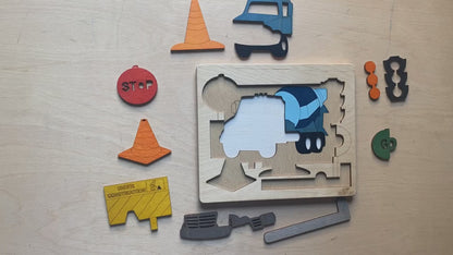 Road Construction Layer Puzzle – Infrastructure Explorer