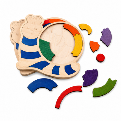 Sunny the Snail Puzzle , Slow and Steady Fun! Ages 2+ years