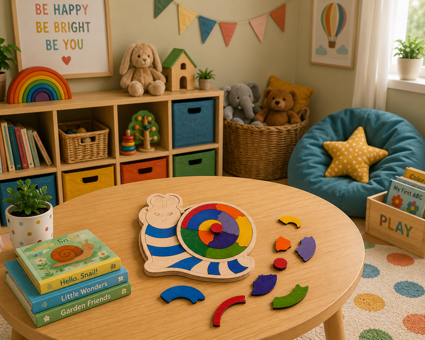 Sunny the Snail Puzzle , Slow and Steady Fun! Ages 2+ years