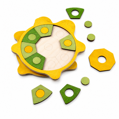 Tiny the Turtle Puzzle , Slow and Steady Fun! Ages 2+ years