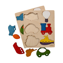Ekoplay Transport – Wheels & Wings, 12 Pieces Jigsaw Puzzle for Kids Ages 3+