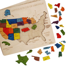 Ekoplay USA Wooden Map Puzzle