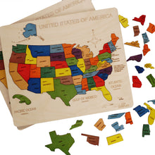 Ekoplay USA Wooden Map Puzzle